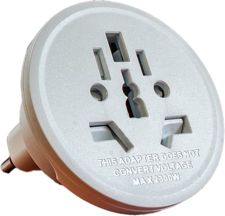 Coverzone 2300W Universal Akım Korumalı Seyahat Priz Dönüştürücü 13A 605-K5