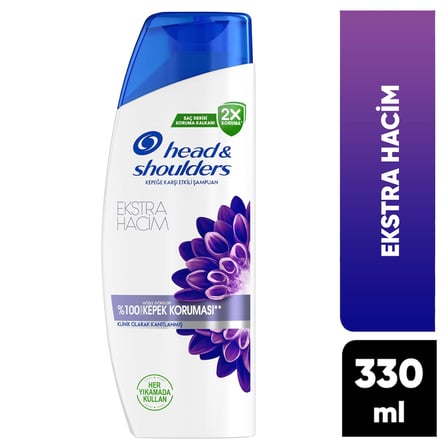 Head & Shoulders Ekstra Hacim Kepek Karşıtı 330 ml Günlük Kullanım Şampuan