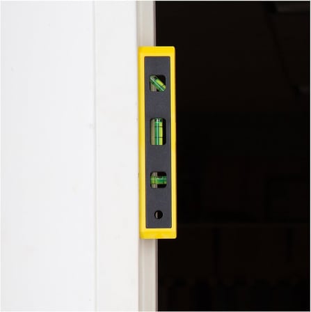 AEE® Portatif Mini Su Terazisi 23 cm – 3 Gözlü Torpedo Level | Profesyonel İnşaat Ölçüm Aleti