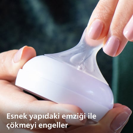 Philips Avent Doğal Tepkili Biberon Emziği, 2’li Paket, 1 Ay+, 3 Numara, Akıtmaz Emzik