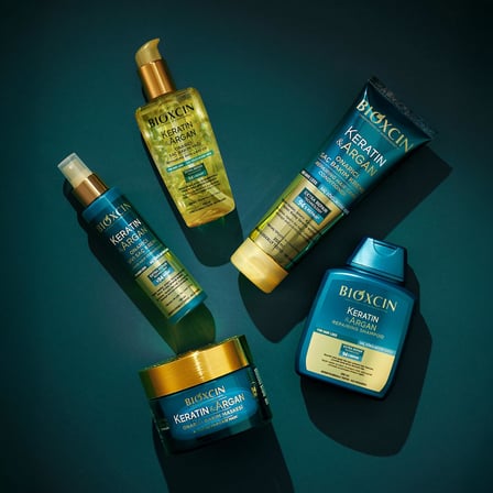 Bioxcin Keratin & Argan Onarıcı Şampuan 300 ml – Yıpranmış Saçlar İçin Nemlendirici ve Onarıcı Bakım