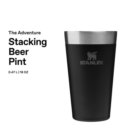 STANLEY Adventure Vakumlu Soğuk İçecek Bardağı 0.47 Litre - Mat Siyah | Paslanmaz Çelik
