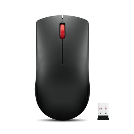 Lenovo Kablosuz Fare - 2.4G Nano USB-A Çok Yönlü Ergonomik Fare - 3 Milyon Tıklama, 1.000 DPI
