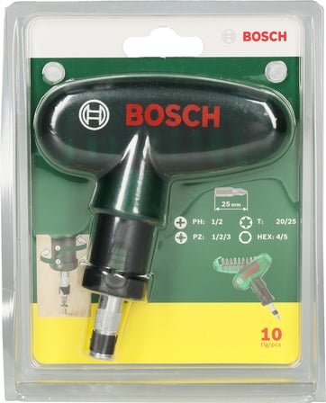 Bosch Professional Accessories Circirli Tornavida Ve 9 Vidalama Ucu, Gri