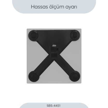 Sinbo SBS-4451 Banyo Baskülü, Dijital Cam Mermer Renk