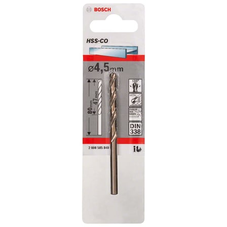 Bosch Pro metal matkap HSS-Cobalt, 2608585849, 0 watts, 0 volts