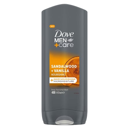 Dove Men Care Sandalwood Vanilla Duş Jeli 400 Mililitre