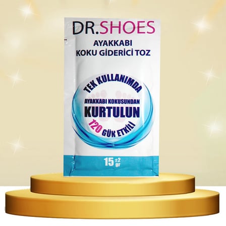 DR.SHOES 10 Adet Ayak Koku Giderici - Ayakkabı Koku Giderici Toz 120 Gün Etkili