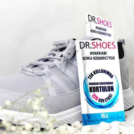 DR.SHOES 10 Adet Ayak Koku Giderici - Ayakkabı Koku Giderici Toz 120 Gün Etkili