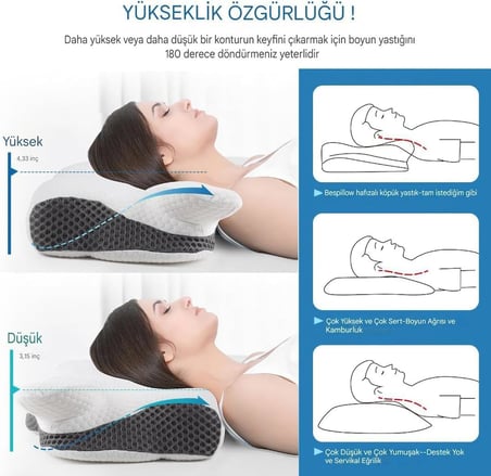 Boyun Desteği için Ultra Fıtık Ağrı Giderici Soğutma Yastığı