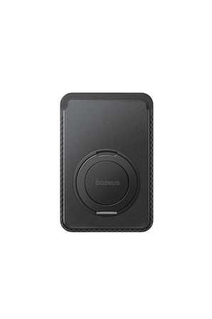 Baseus MagPro 3 Manyetik Standlı Cüzdan, MagSafe Wallet Siyah
