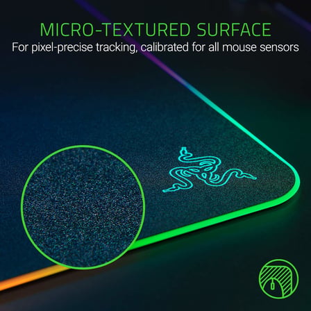 Razer Firefly V2 - Oyun fare altlığı Siyah