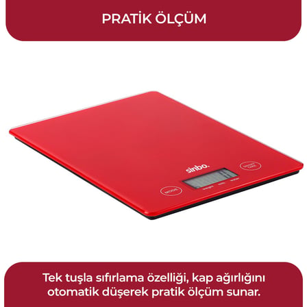Sinbo Dijital Hassas Mutfak Tartısı