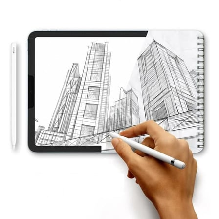 Paperlike Mıknatıslı Kağıt Hissi Veren Ekran Koruyucu Tablet için Mat Koruma Kullanılmadığında ile