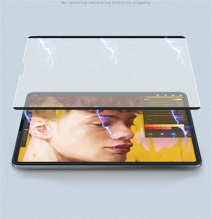 Paperlike Mıknatıslı Kağıt Hissi Veren Ekran Koruyucu Tablet için Mat Koruma Kullanılmadığında ile