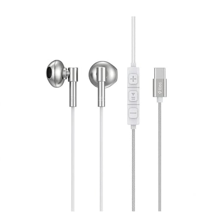 Ttec Rio Fit Style USB-C Stereo Mikrofonlu Kulakiçi Kablolu Kulaklık Beyaz 2KMM20B
