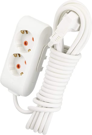 VİKO Multi-Let 2li Topraklı Kablolu Ç.K 5mt Priz