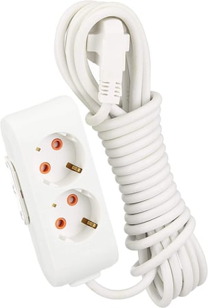 VİKO Multi-Let 2li Topraklı Kablolu Ç.K 5mt Priz