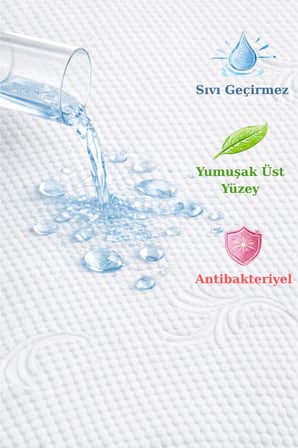 FORMEYA Sıvı Geçirmez Alez- Soft 3D- Çiçek Desen Fitted Tek-Çift Kişilik-Bebek Alezi Yatak Koruyucu