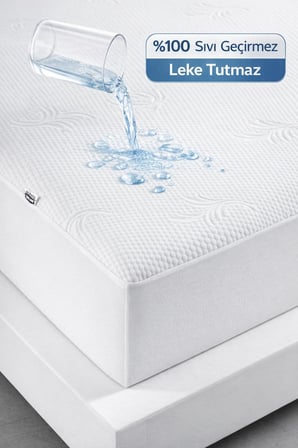 FORMEYA Sıvı Geçirmez Alez- Soft 3D- Çiçek Desen Fitted Tek-Çift Kişilik-Bebek Alezi Yatak Koruyucu