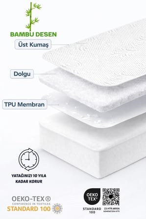 FORMEYA Sıvı Geçirmez Alez- Soft 3D- Çiçek Desen Fitted Tek-Çift Kişilik-Bebek Alezi Yatak Koruyucu