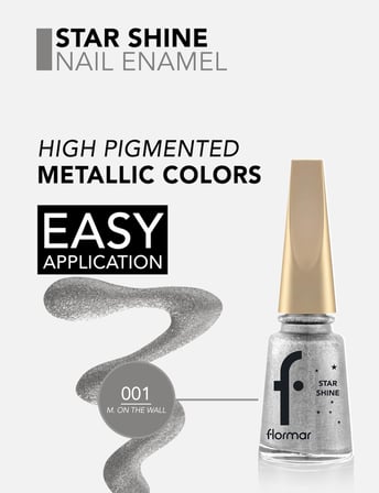 Star Shine Yüksek Pigmentli & Parlak Bitişli Metalik Oje
