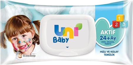 Uni Baby Aktif Islak Mendil 72 Yaprak