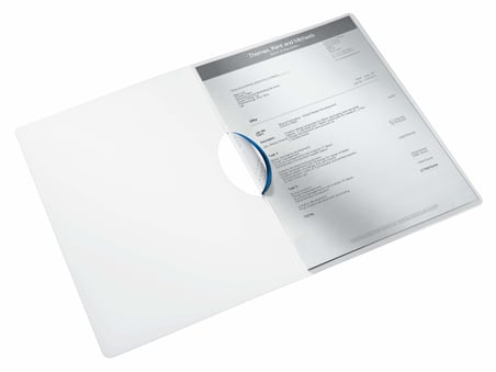 Leitz 41850036 WOW A4 ColorClip Sıkıştırmalı Dosya, Metalik Mavi