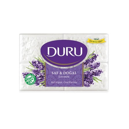 DURU Saf&Doğal Lavanta Sabun, 150 Gramx4