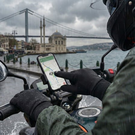 RVK Mevsimlik Motosiklet Eldiveni Şehir İçi Kurye ve Günlük Sürüş İçin İdeal