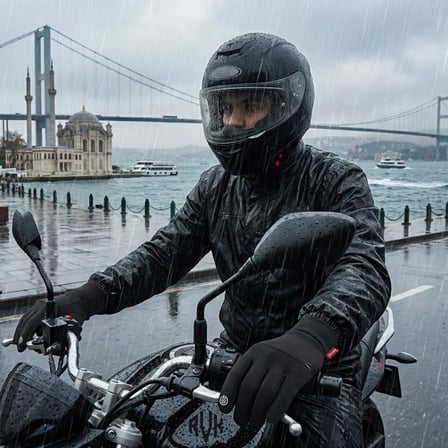 RVK Mevsimlik Motosiklet Eldiveni Şehir İçi Kurye ve Günlük Sürüş İçin İdeal