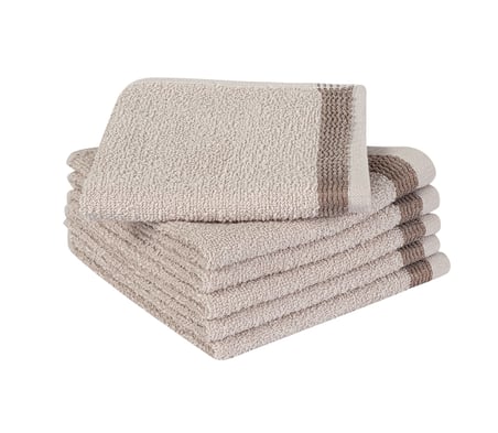 Mürdüm Home Novea El Yüz Havlusu, 6'lı Paket, 6 Parça 30x30