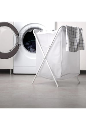 IKEA 50 Litre Beyaz,Katlanır