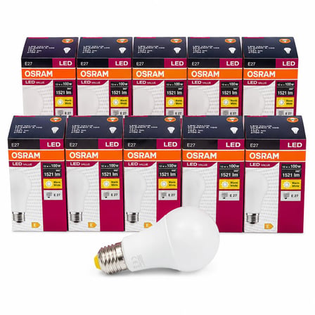 OSRAM LED Value Classic A100 E27 LED Ampul 13W 1521 Lümen 100W Eşdeğeri Uzun Ömürlü Enerji