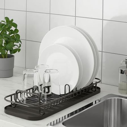 IKEA Tezgah Üstü Mini Bulaşıklık Antrasit Renk Pratik Mutfak Ürünleri