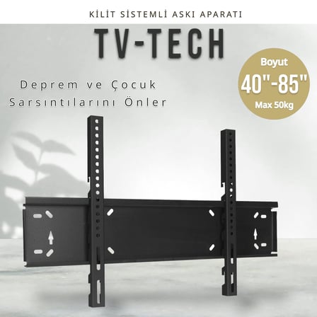 Lexroo TvtechPlus Televizyon Duvar Askı Aparatı - Kavisli/Curved
