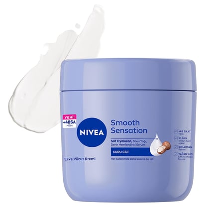 NIVEA Nemlendirici El ve Vücut Bakım Kremi Pürüzsüzleştirici 400 ml