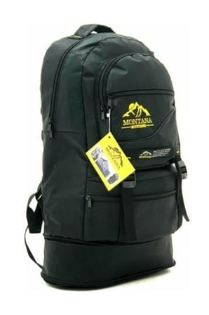Montana 55+10 Litre Körüklü Su Geçirmez Çok Gözlü Okul-Kampçı-Seyahat-Dağcı-Outdoor Sırt Çantası