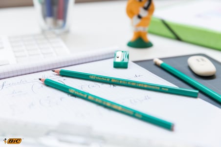 BIC Evolution HB Kurşun Kalem ve Silgi Seti, 10 HB Uçlu Kurşun Kalem ve 1 Silgi