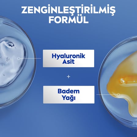 NIVEA Yoğun Nemlendirici El Kremi 72 ml, Hızlı Emilir, Hyaluronik Asit,Badem Yağı, Kuru Ciltler