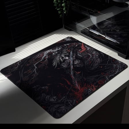 Klasse Zen Poron Series 490x420x3,5 mm E-Sports Gaming Oyuncu Mouse Pad (Control, Asura, 49x42 cm)