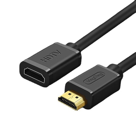 VegGieg 4K 60Hz Dişi Erkek HDMI 2.0 Uzatma Kablosu 2 Metre