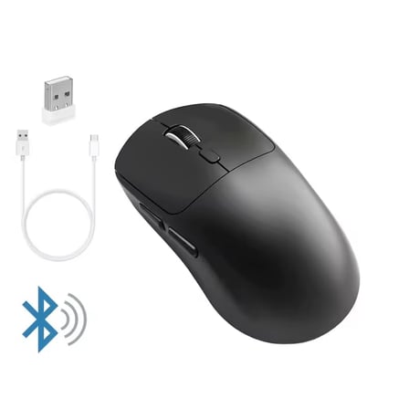 Coverzone 3 Modlu Kablosuz Mouse Type-C Şarjlı Bluetooth + 2.4GHz Dual Mode 6400 DPI Ultra Uzun