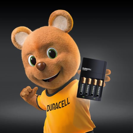 DURACELL CEF 14 Pil Şarj Cihazı + Şarj Edilebilir AA ve AAA Pil 2'şer adet