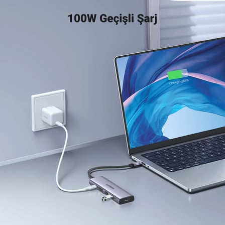 UGREEN 5 IN 1 USB C Hub, 4K HDMI, PD100W, 3USB A 5Gbps, iPad Pro/Air, Surface Pro/Air