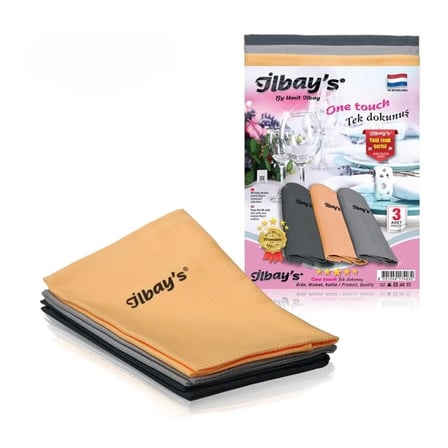 Lexroo İlbay's Mikrofiber Temizlik Bezi 42x68 cm 3'lü Yeni