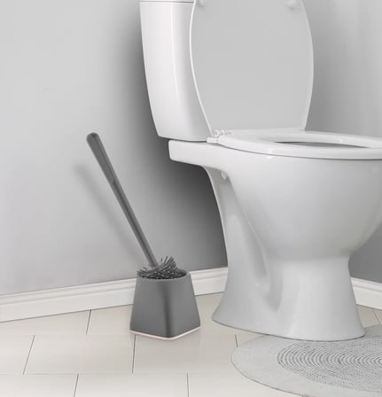 Ororitoli ATA HOME Silikon Klozet WC Tuvalet fırçası Gri Kare