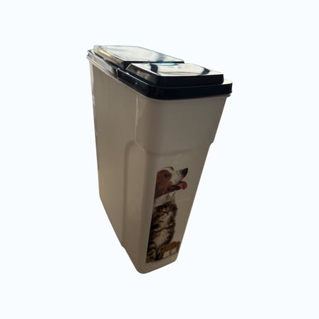 Mama Saklama Kabı, 5.8 LT, Kedi ve Köpek için, Hava Geçirmez Kapaklı, BPA İçermez, 25x10x30.8 cm
