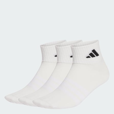 adidas T ESS ANK 3P Unisex Yetişkin Çorap WHITE/WHITE/BLACK M