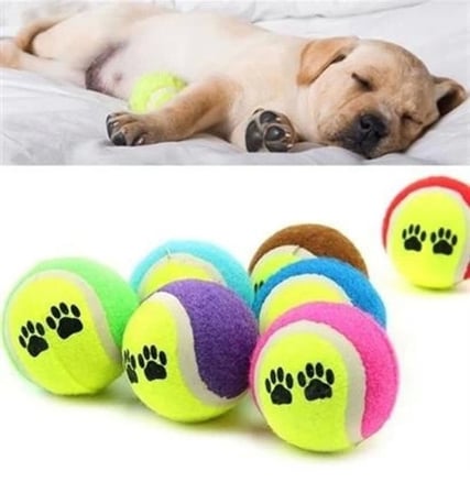 Busstier Tenis Topu Köpek Eğitim Oyuncağı - Dayanıklı ve Eğlenceli Köpek Oyun Topu (Tenis, Adet, 3)